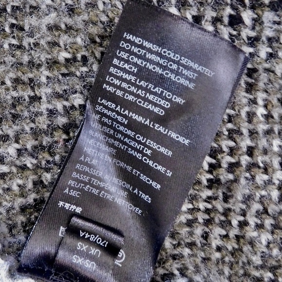 ANTHROPOLOGIE Vero Camo Cardigan Sweater Camouflage Pockets Gorpcore X-Small - Picture 14 of 15